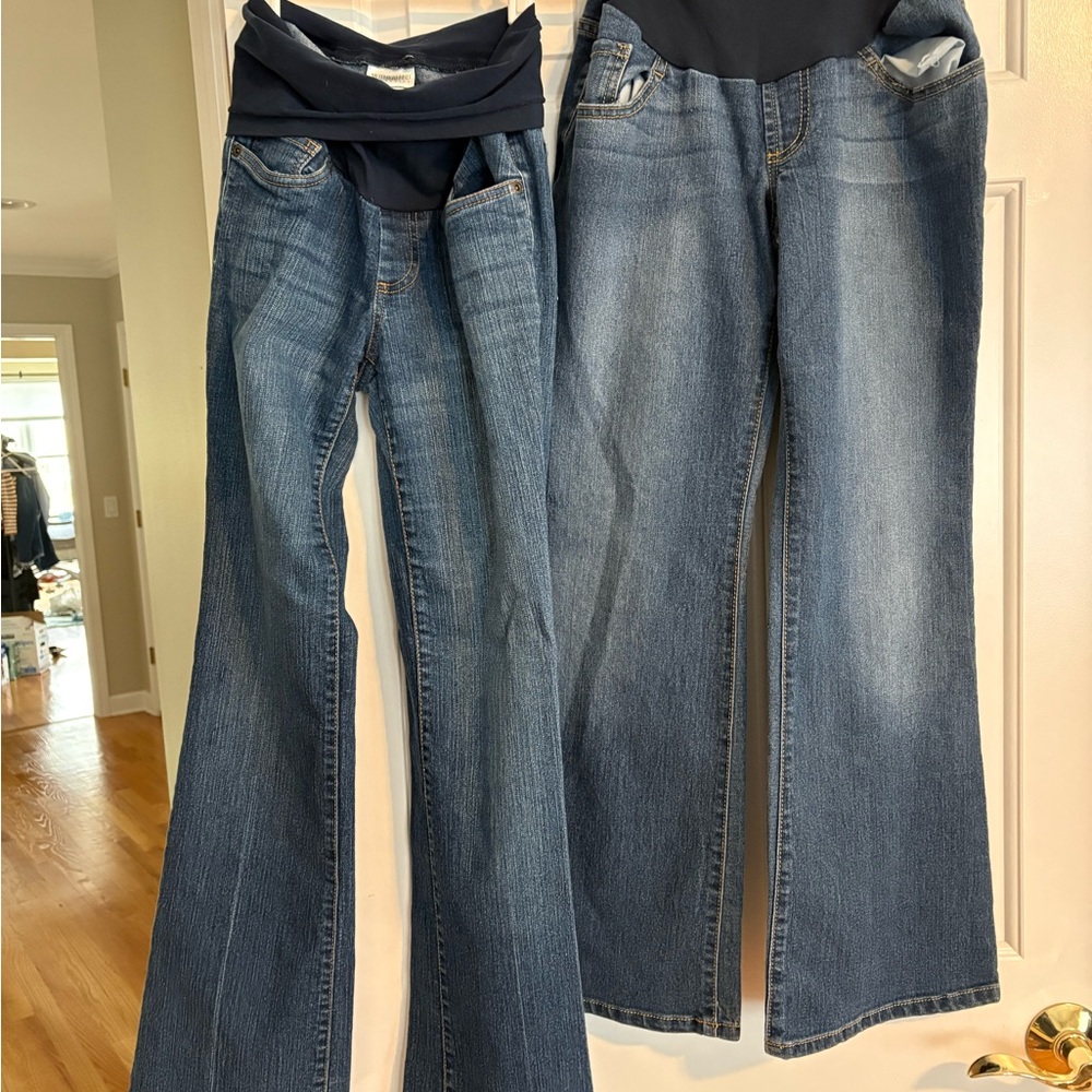 Women's Blue Maternity Jeans